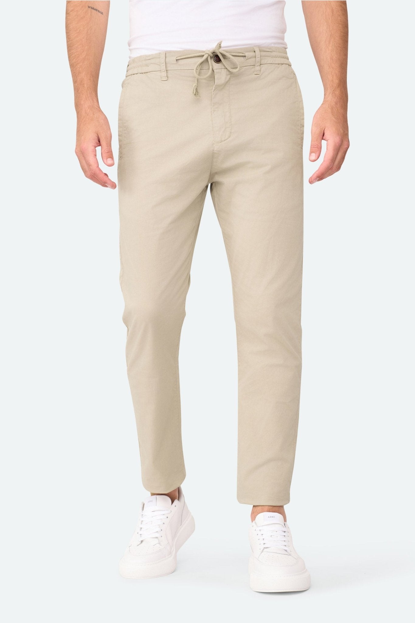 Cotton Chino Pant Prime Sand - Solution Clothing