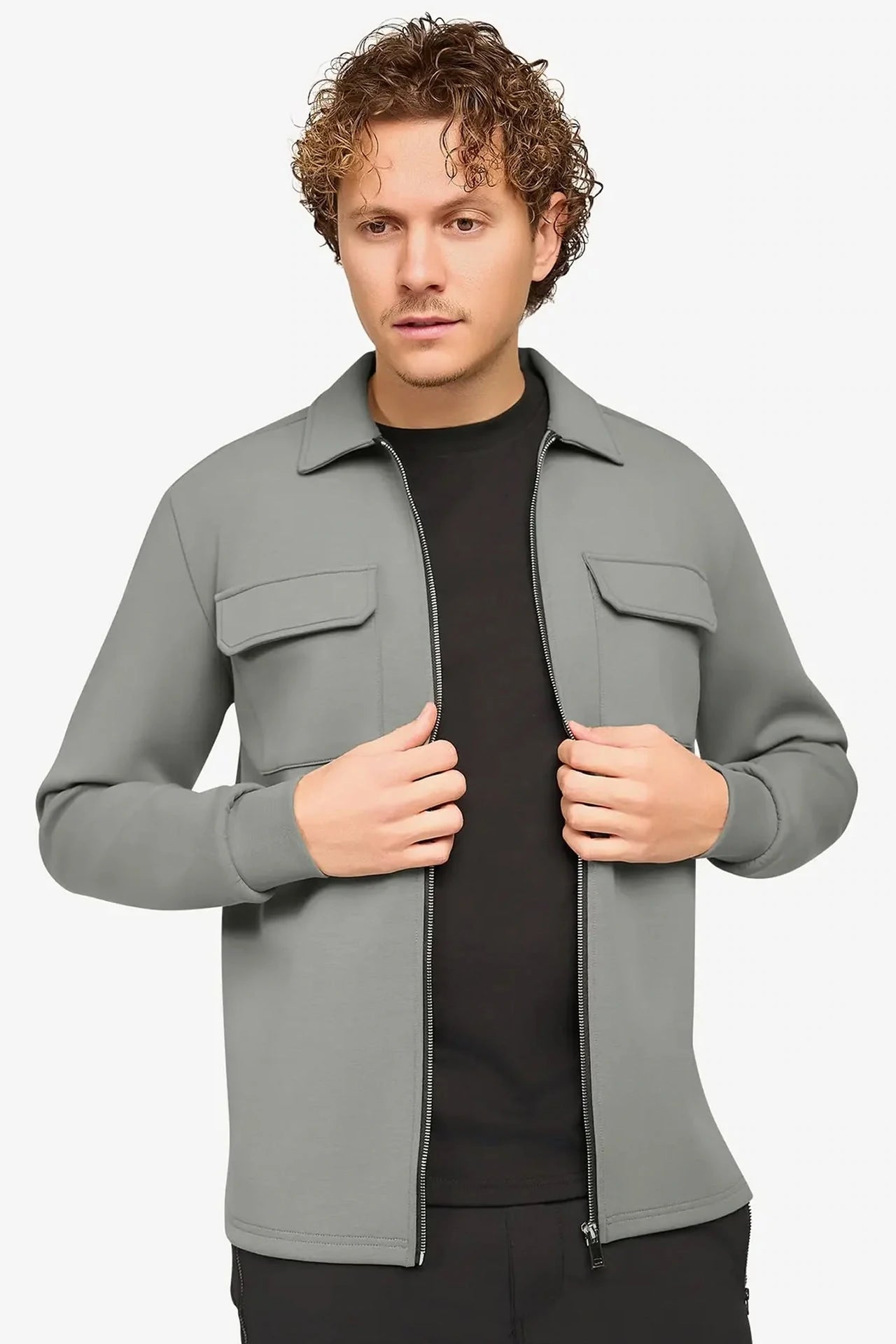Craft Zipper Overshirt Grau