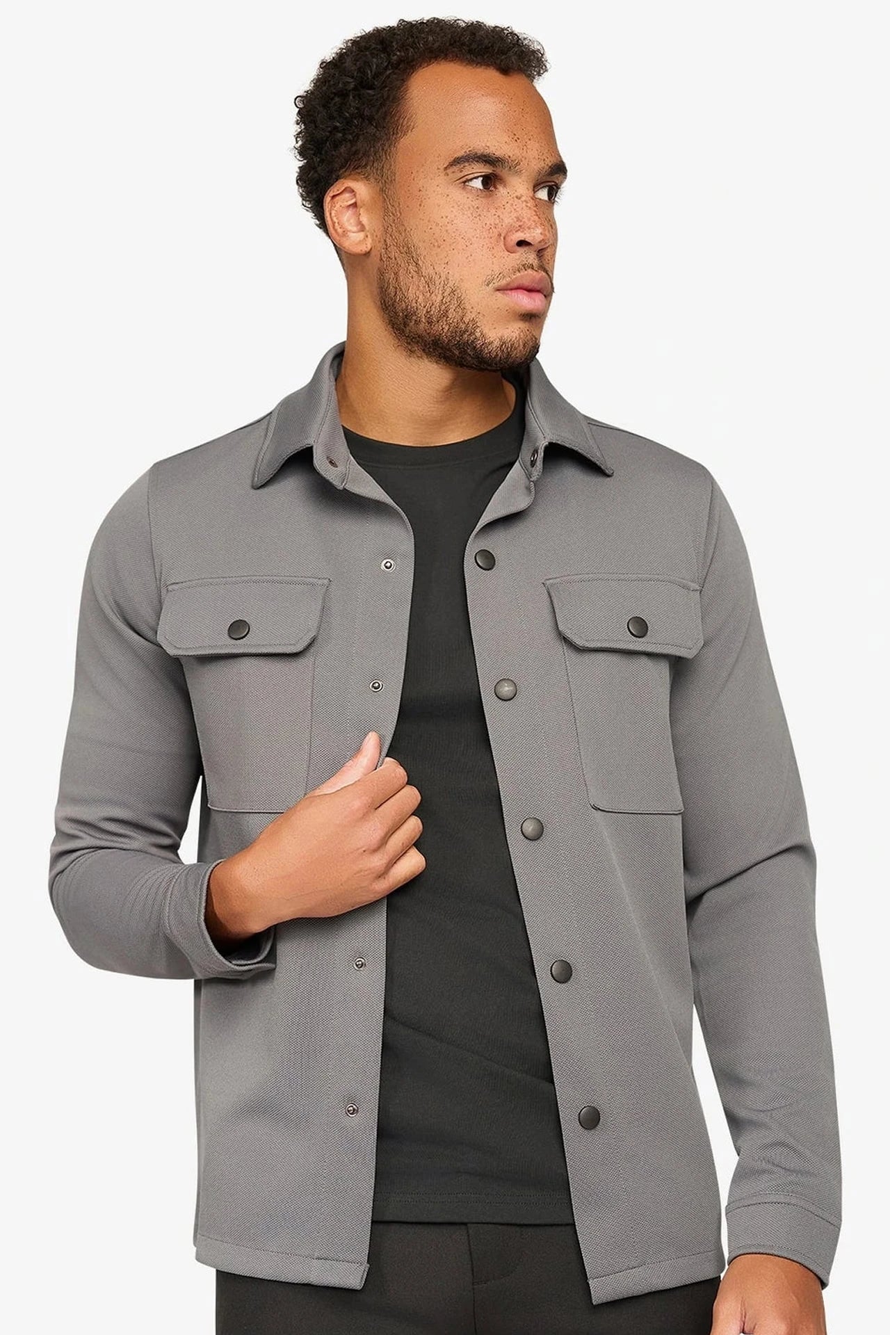Aspect Overshirt Anthrazit