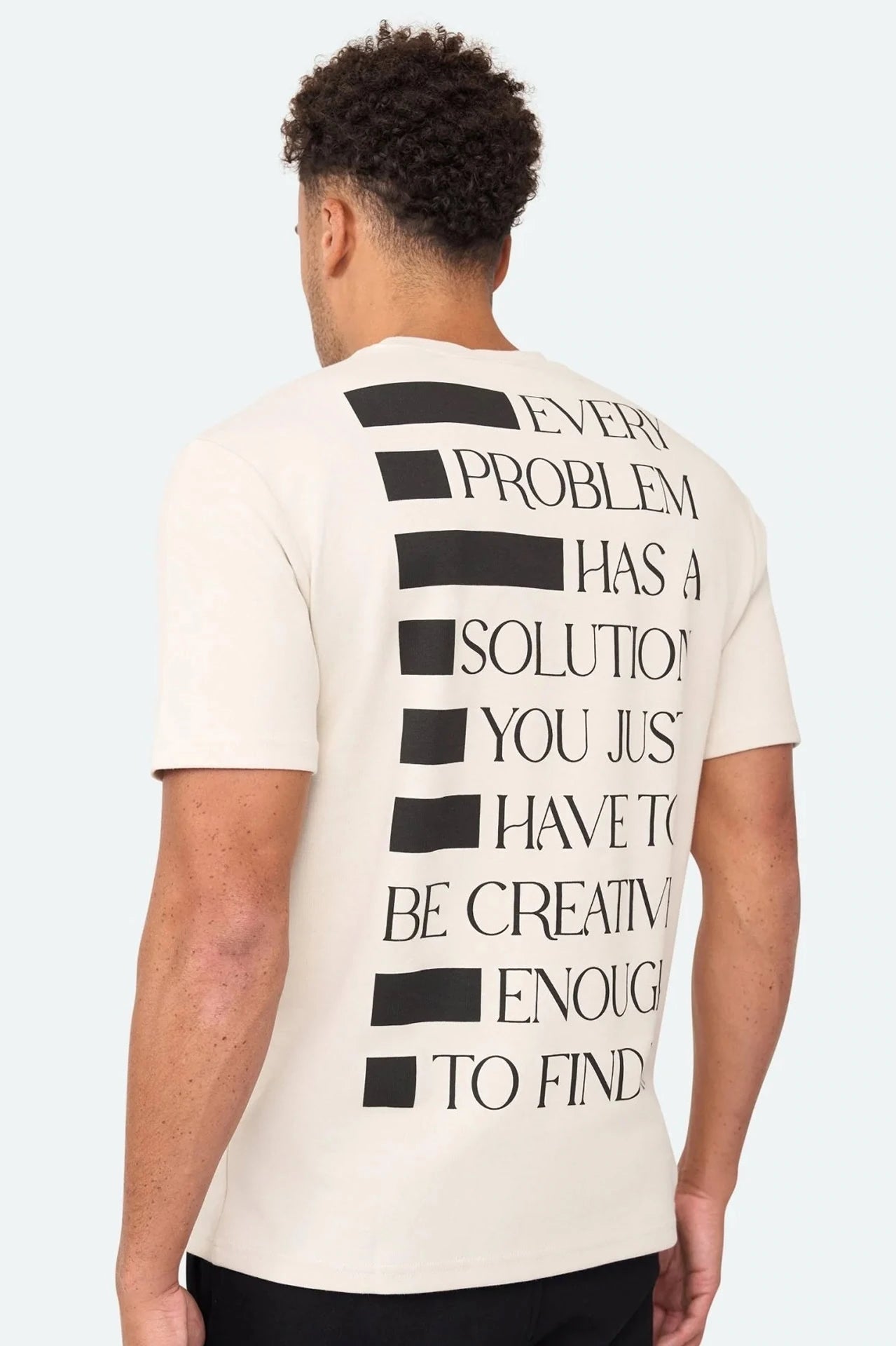 Kreatives T-Shirt Beige