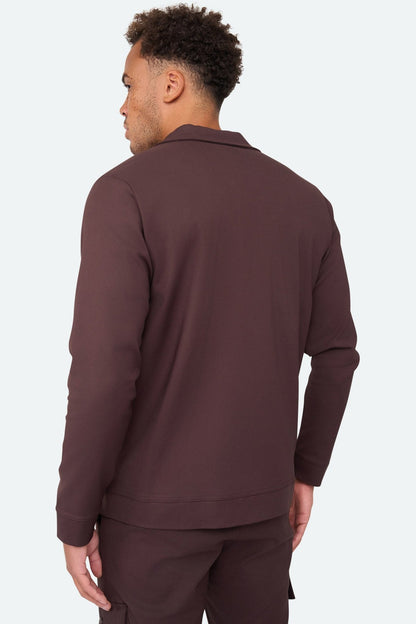 Overshirt Sjack Chicory Coffee - Solution Clothing