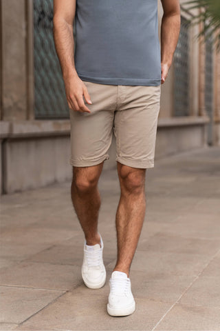 Chino-Short Sulta Taupe